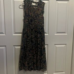 Anthropologie women’s dress size 4 floral paisley